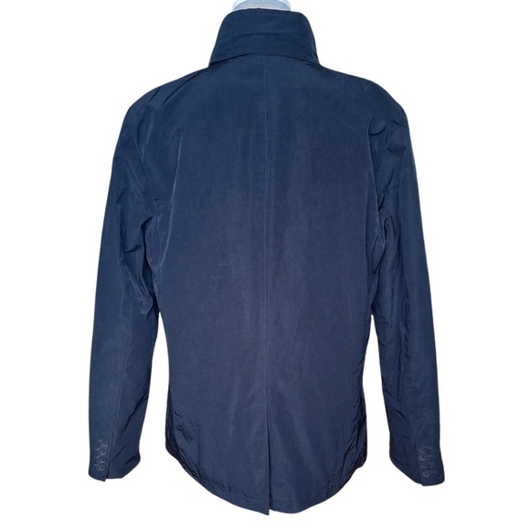 Winter Coat Water Resistant Jacket William Rast Sz S Navy Blue Fall Travel - Picture 3 of 13